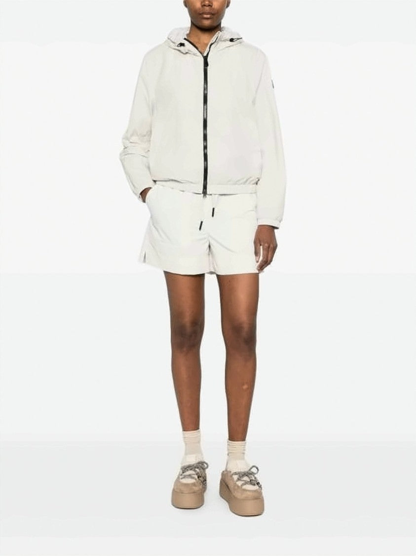 Moncler Relaxed-Fit Shorts With Adjustable Drawstring And Embroidered Logo