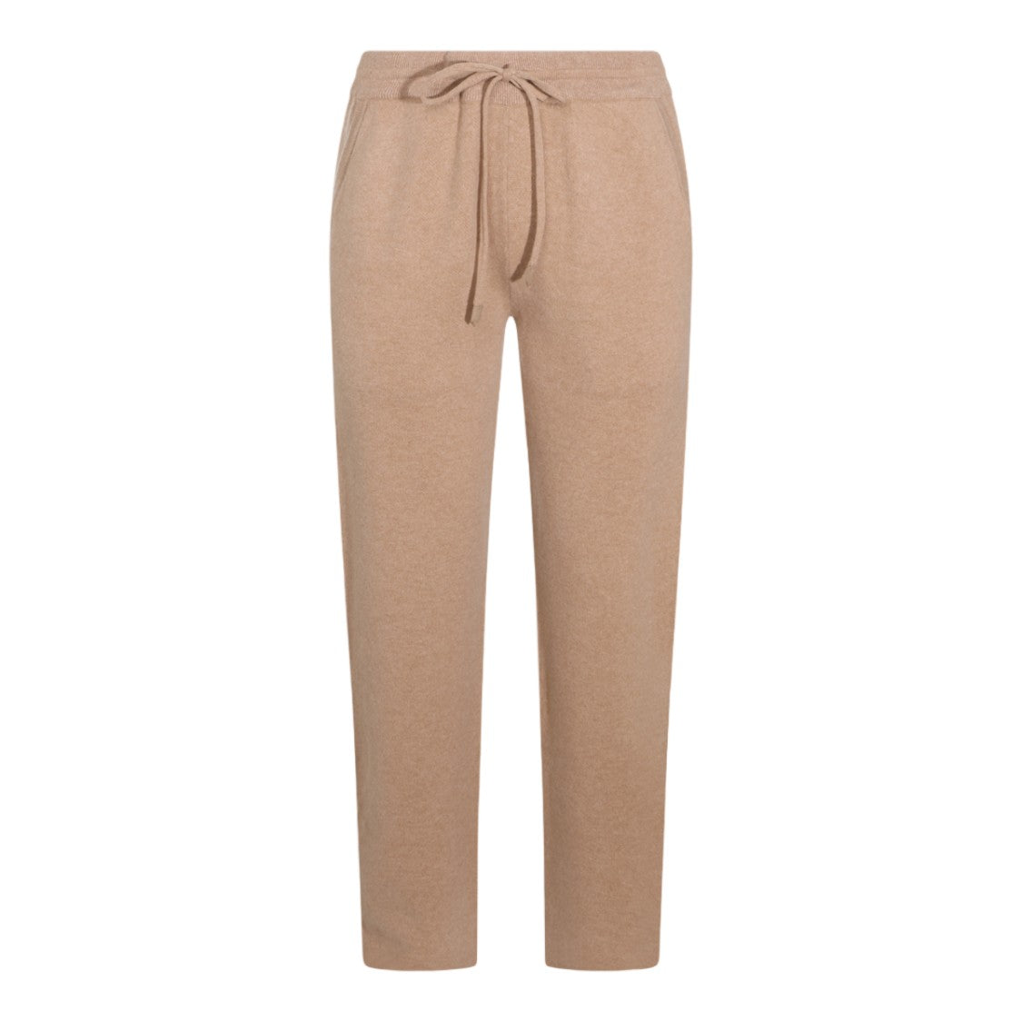 Canali Relaxed Fit Trousers With Drawstring Waistband And Ribbed Detailing