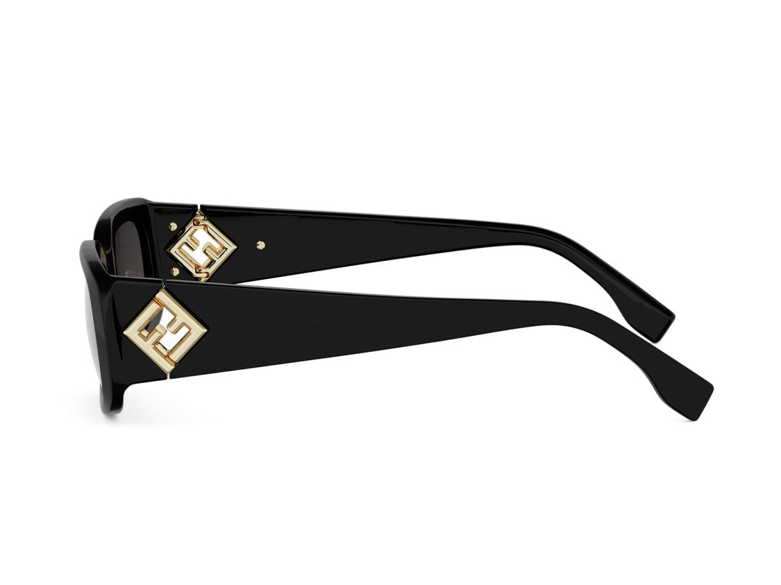 Fendi Gold Fe40222i Oversized Square Sunglasses