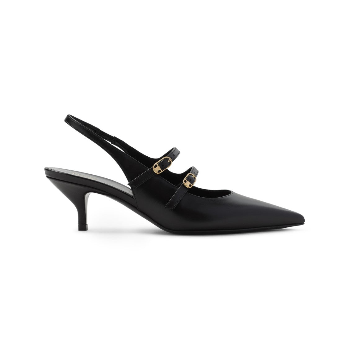 Celine Pointed Toe Sling-Back Mules
