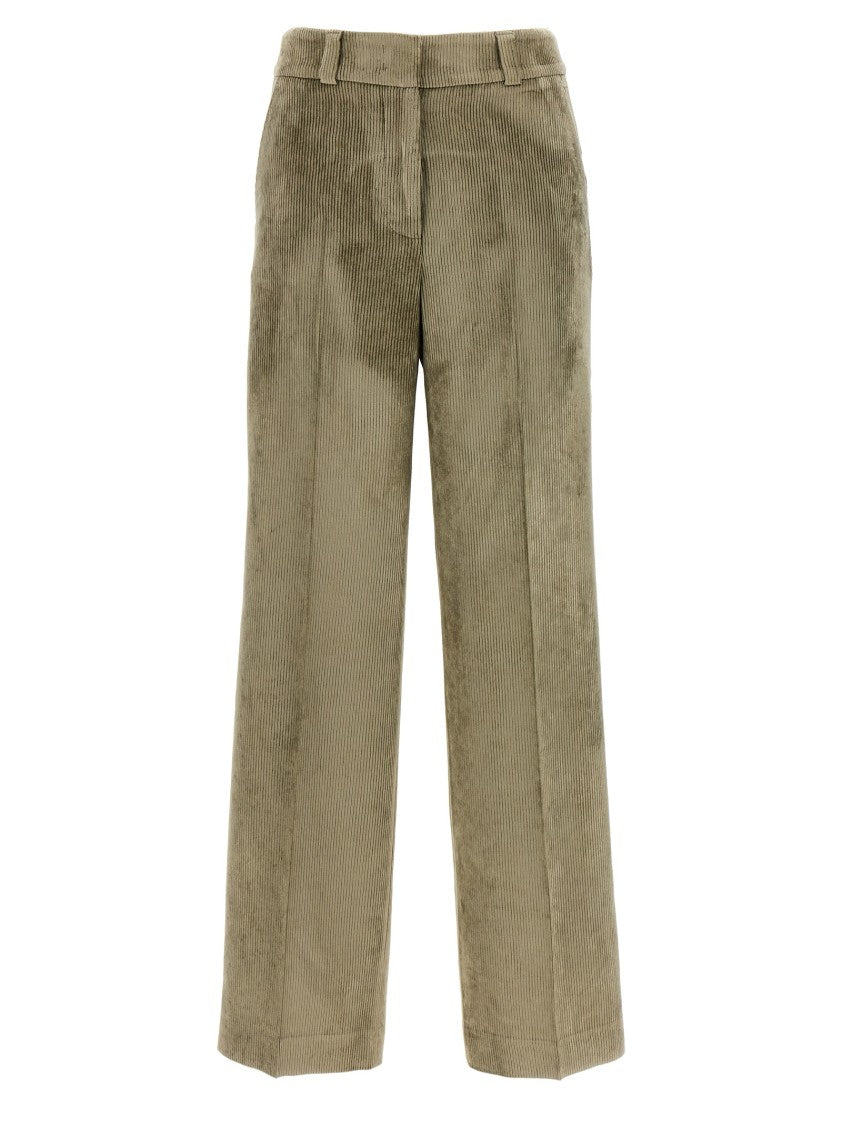 Peserico Textured Stripe Corduroy Trousers
