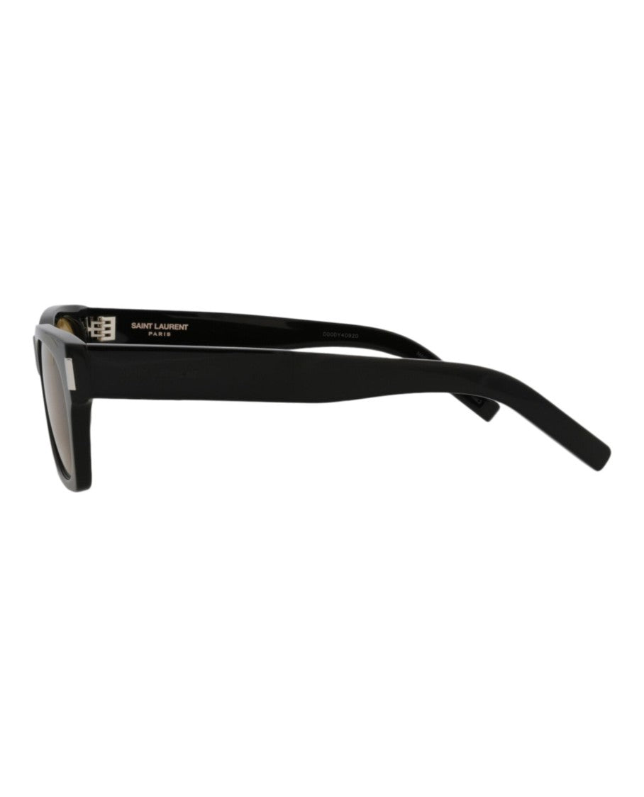 Saint Laurent Square-Frame Acetate Sunglasses With Saddle Nose Bridge