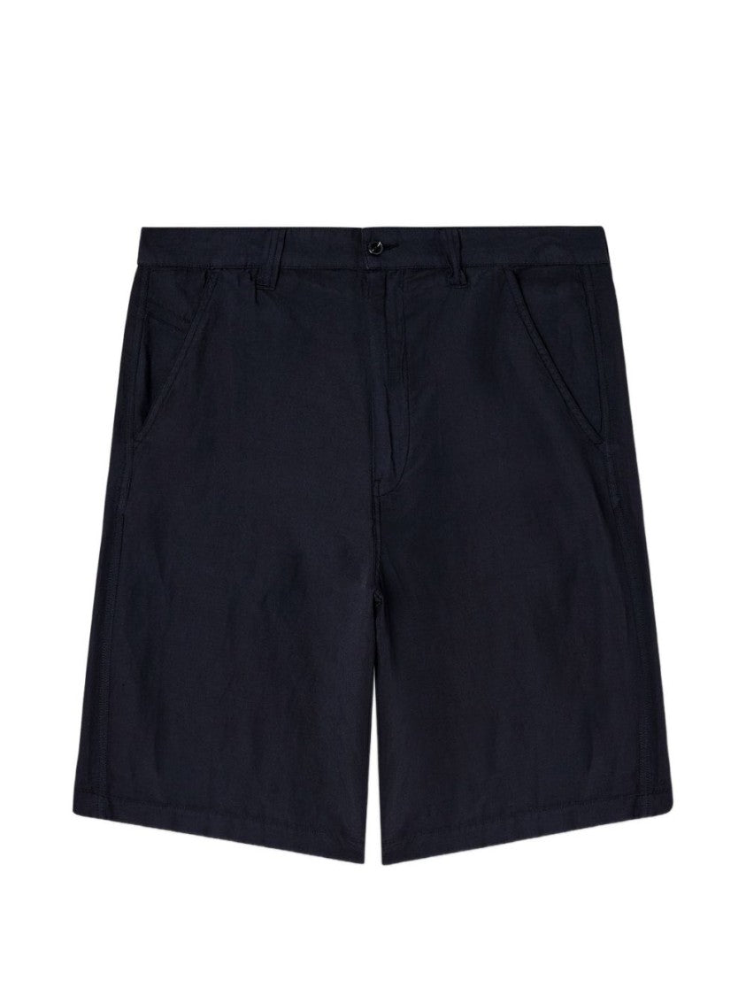 Diesel Black Buttoned Five-Pocket Shorts