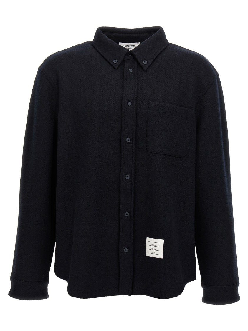 Thom Browne Oversized Herringbone Shirt