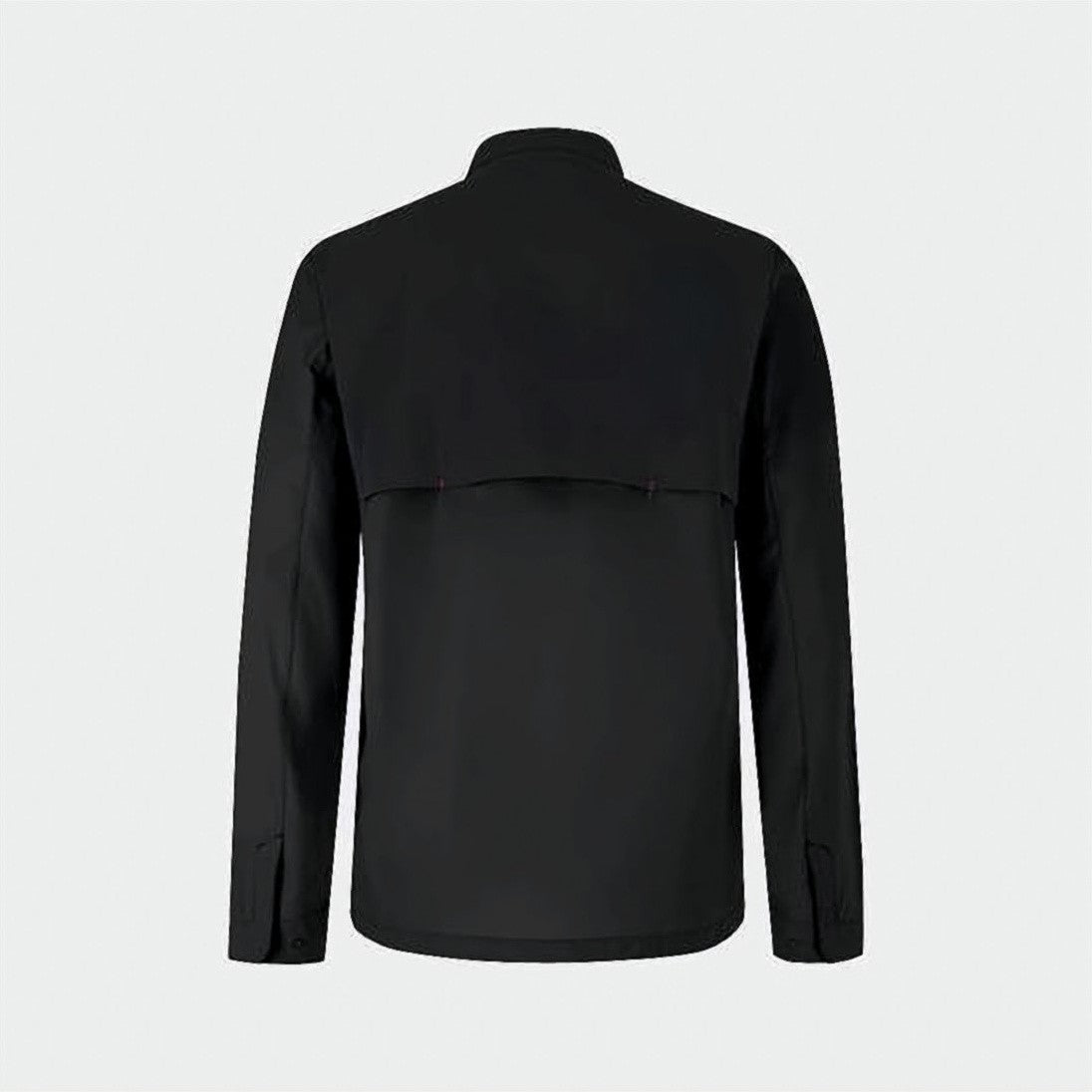 Montura Black Jacket With Asymmetrical Pocket And High Collar