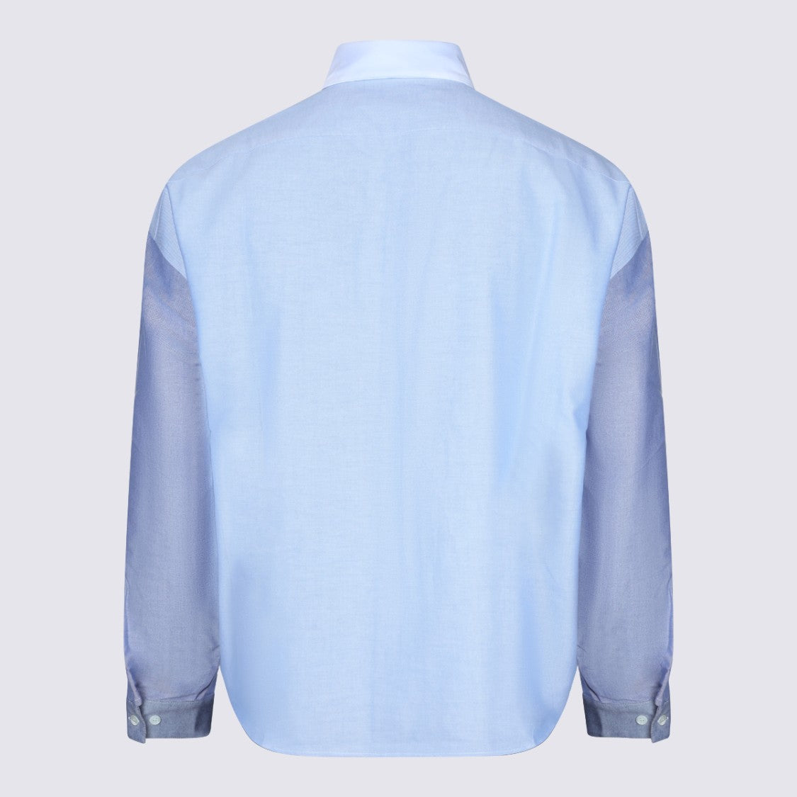 Marni Light Blue Shirt With Contrasting Sleeves