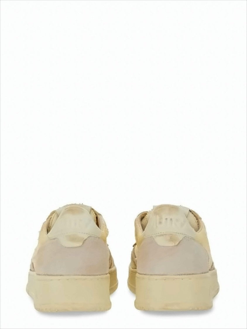 Autry Low-Top Sneakers With Leather, Suede And Mesh Construction