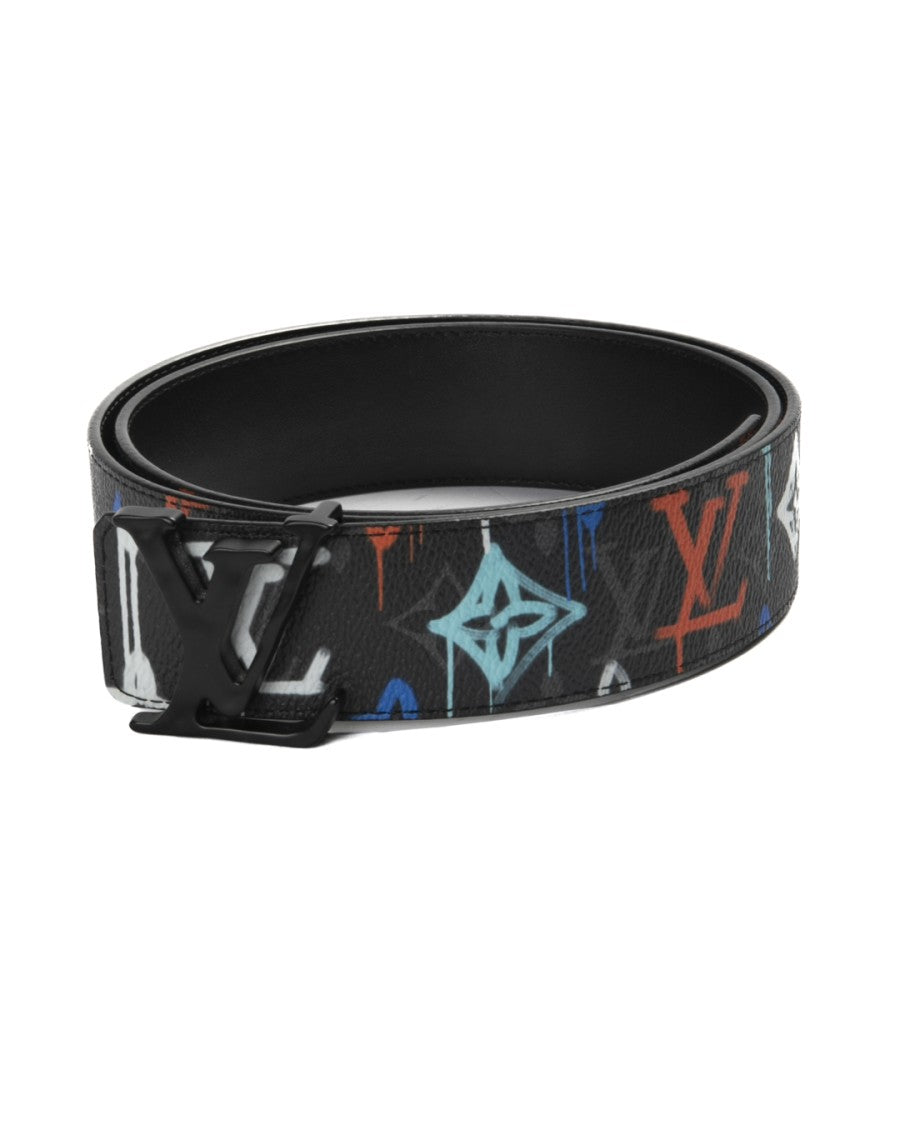 Louis Vuitton Shape Graffiti Monogram Eclipse Canvas Belt - Multicolor