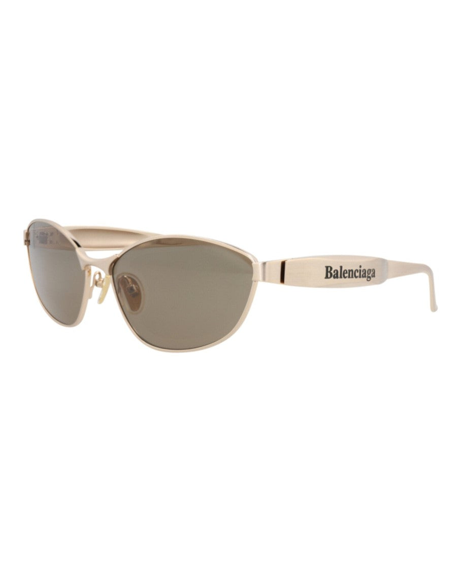 Balenciaga Cat Eye-Frame Metal Sunglasses