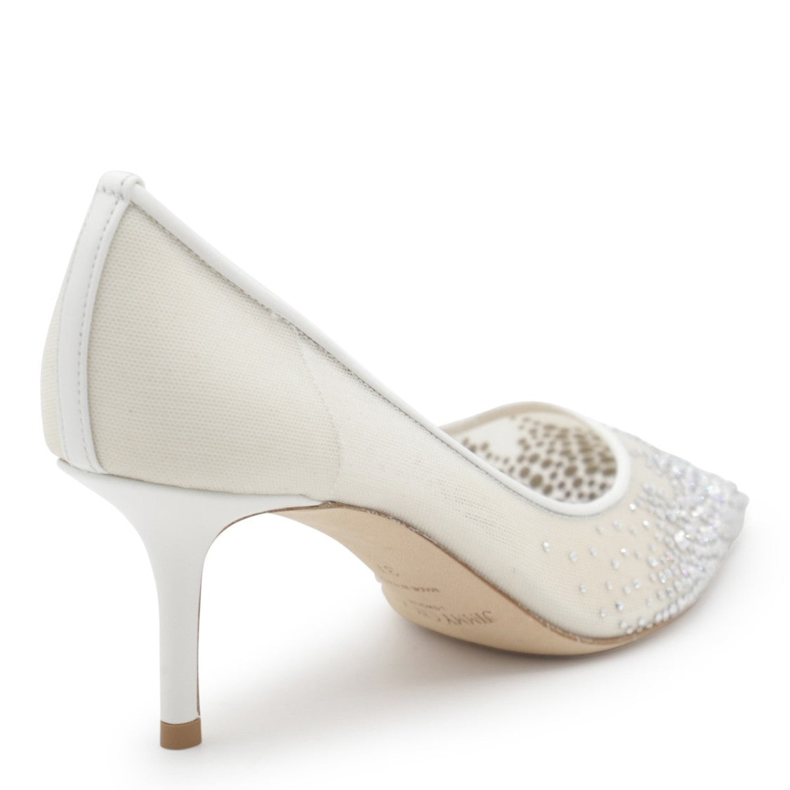 Jimmy Choo White Leather Pumps