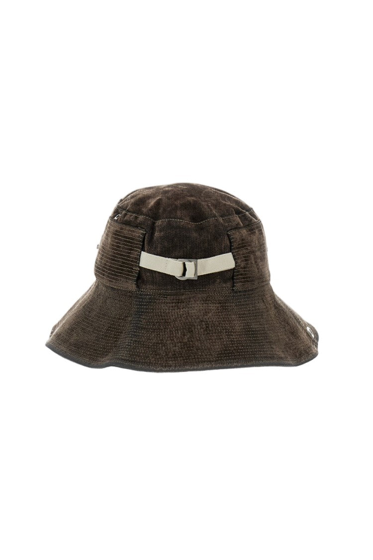 Jacquemus Brown Le Bob De-Nimes Cotton Velvet Bucket Hat