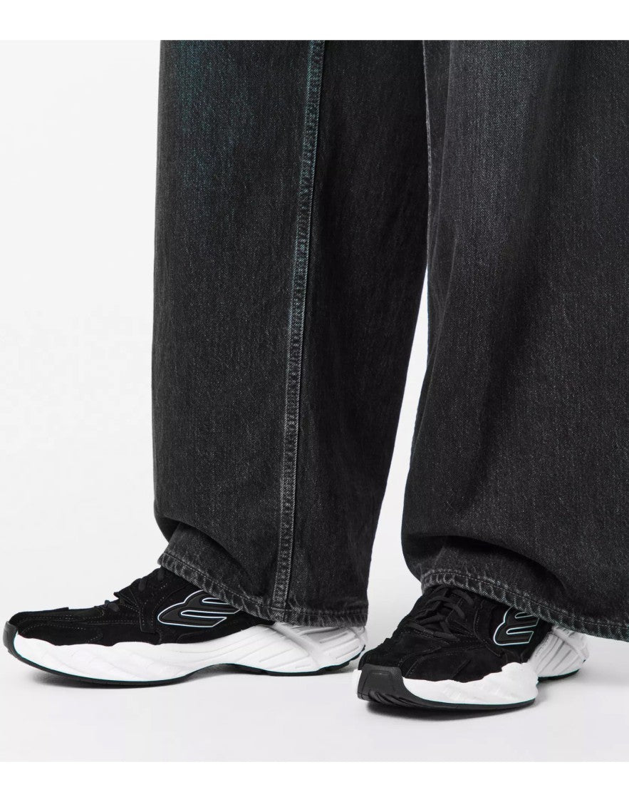 Balenciaga Monday Suede Logo Sneakers