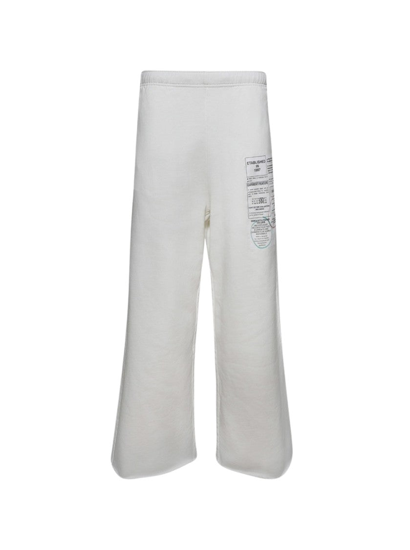 Mm6 By Maison Margiela Sweatpants Off White