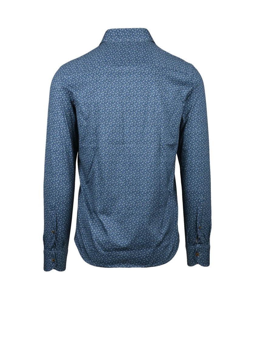 Sonrisa Fior Di Cotone Sonrisa Fior Di Cotone Shirt With Classic Collar And Intricate Pattern