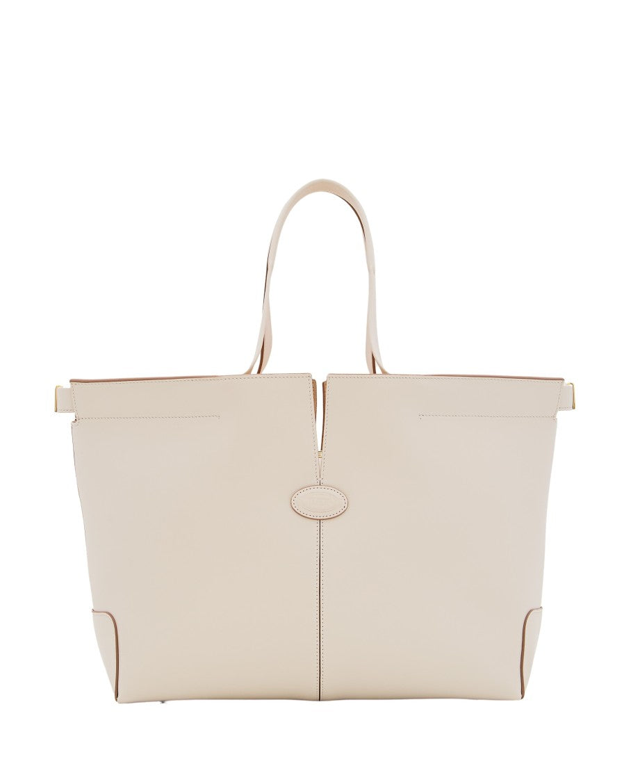 Tod's White Shopping Bag