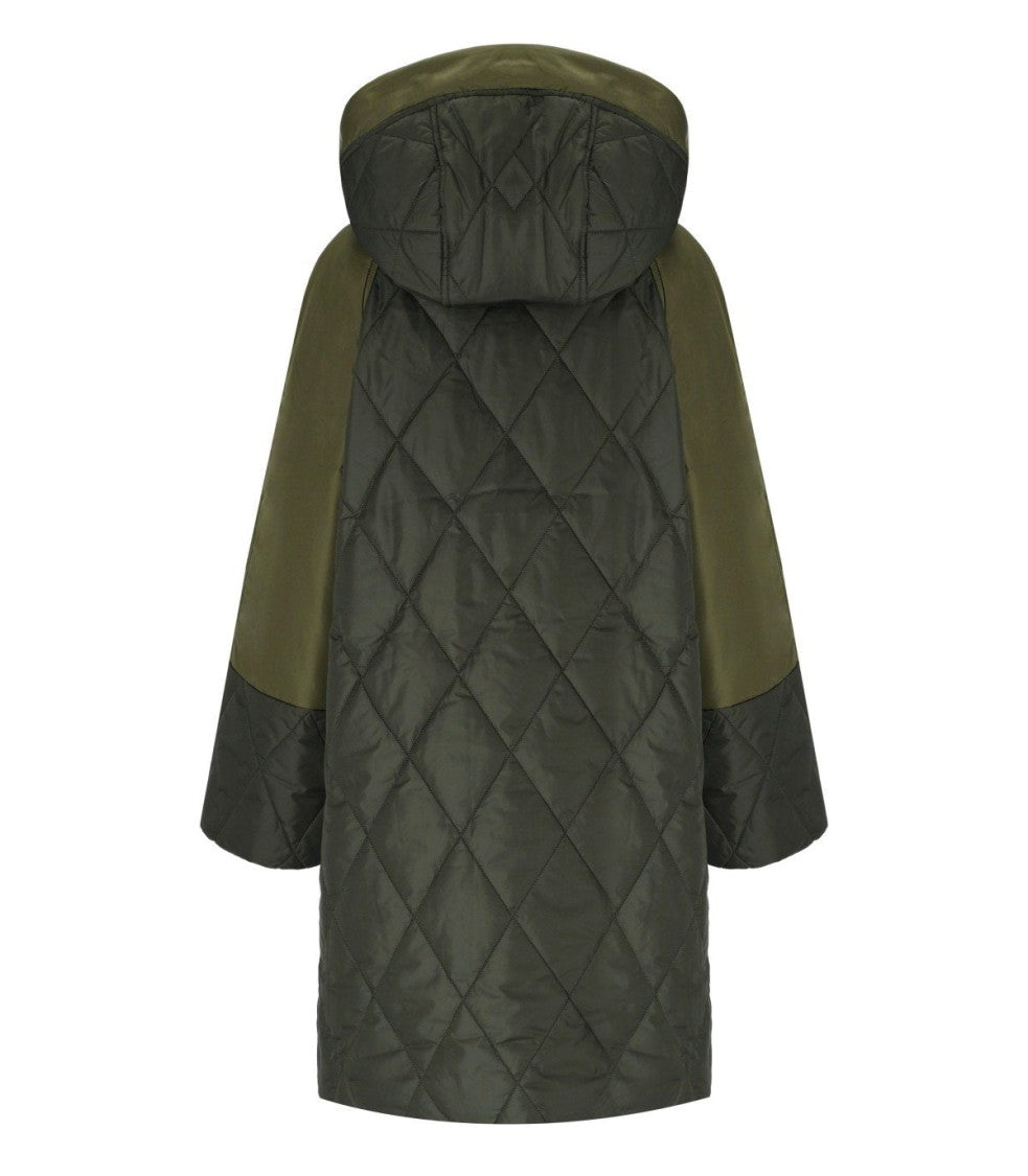 Barbour Elspeth Quilted Green Hooded Jacket