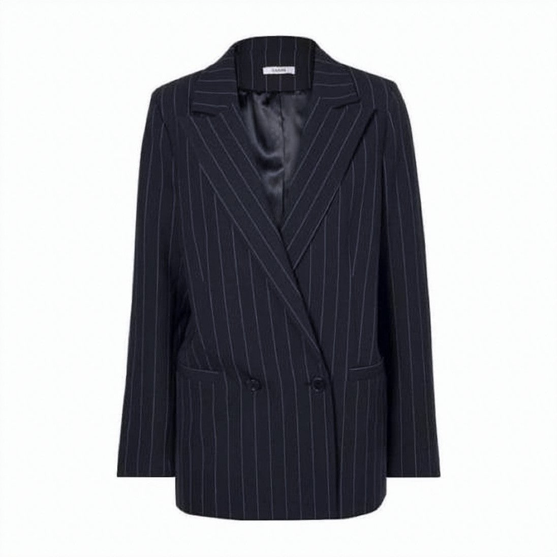 Max Mara Pinstripe Tailored Double-Breasted Jacket