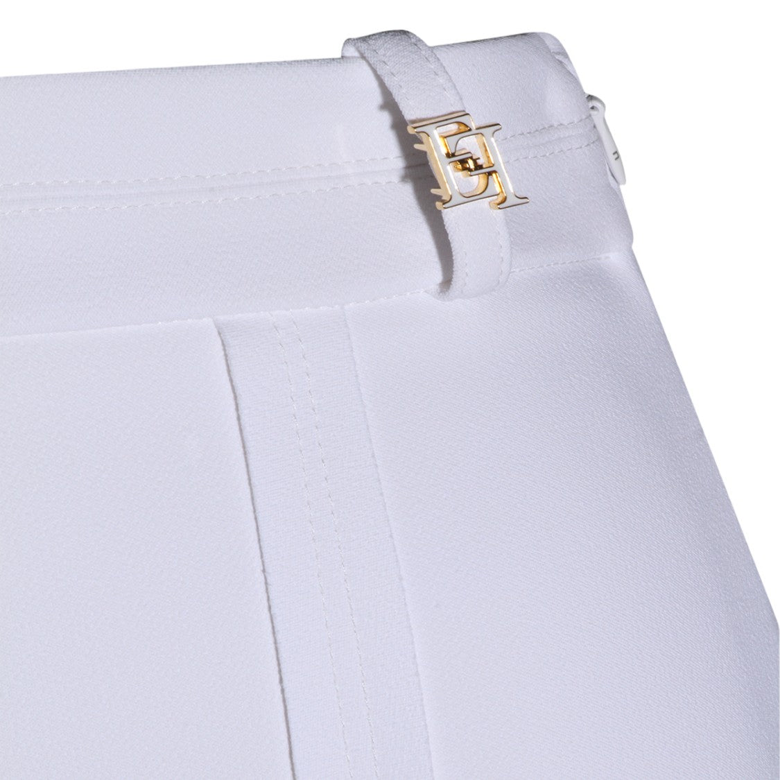 Elisabetta Franchi Flared Leg Trousers With High Waist Design