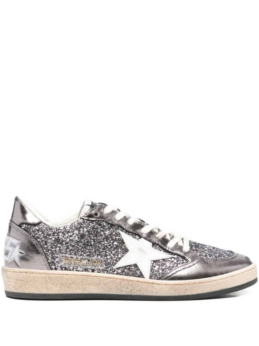 Golden Goose Silk And Nylon Graphic Detail Sneakers