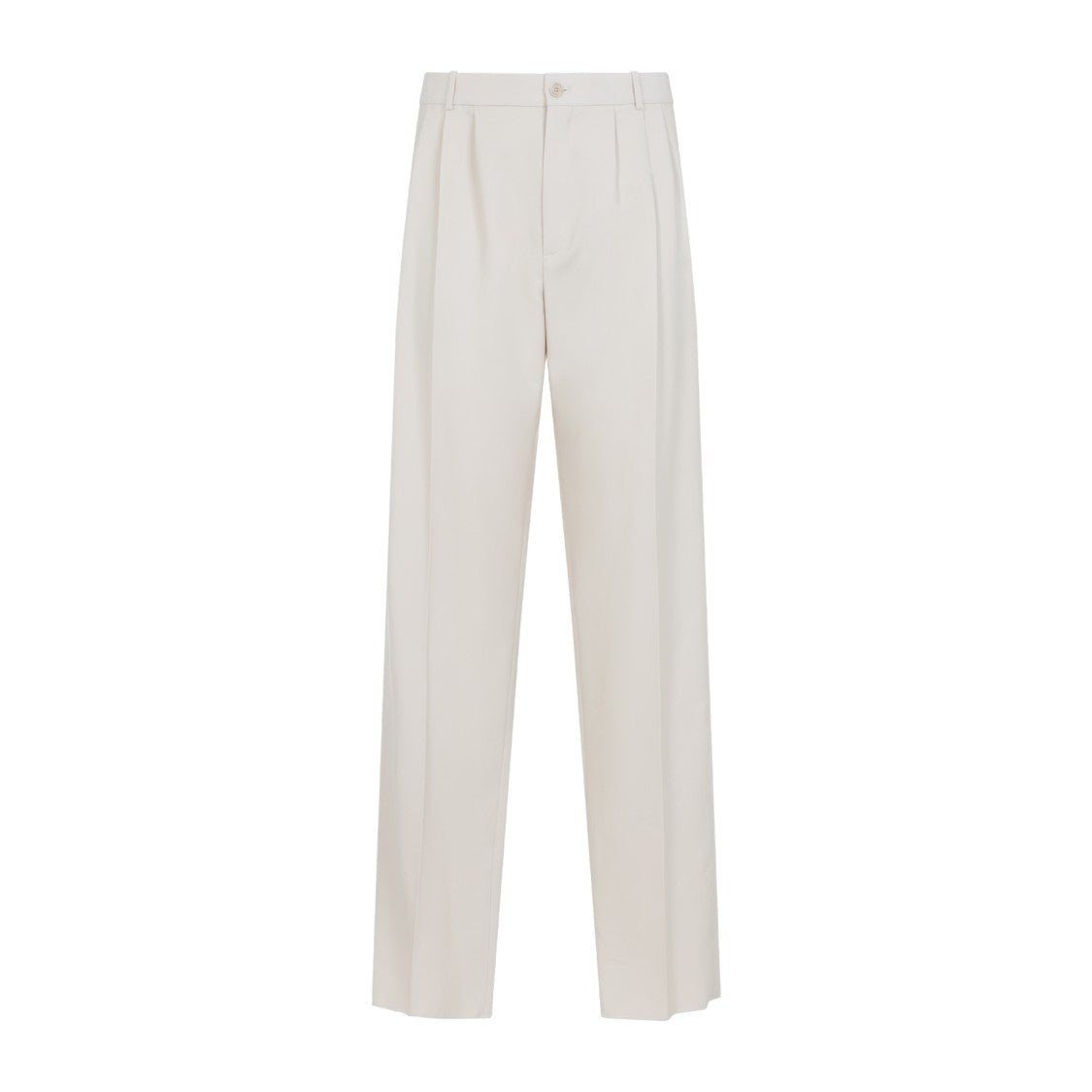 Saint Laurent White Wool Pants