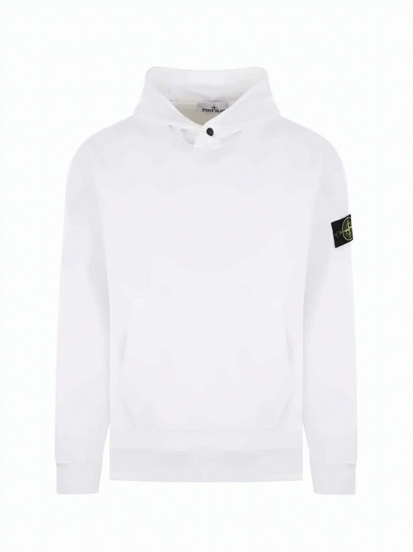 Stone Island Classic White Stone Island Hoodie