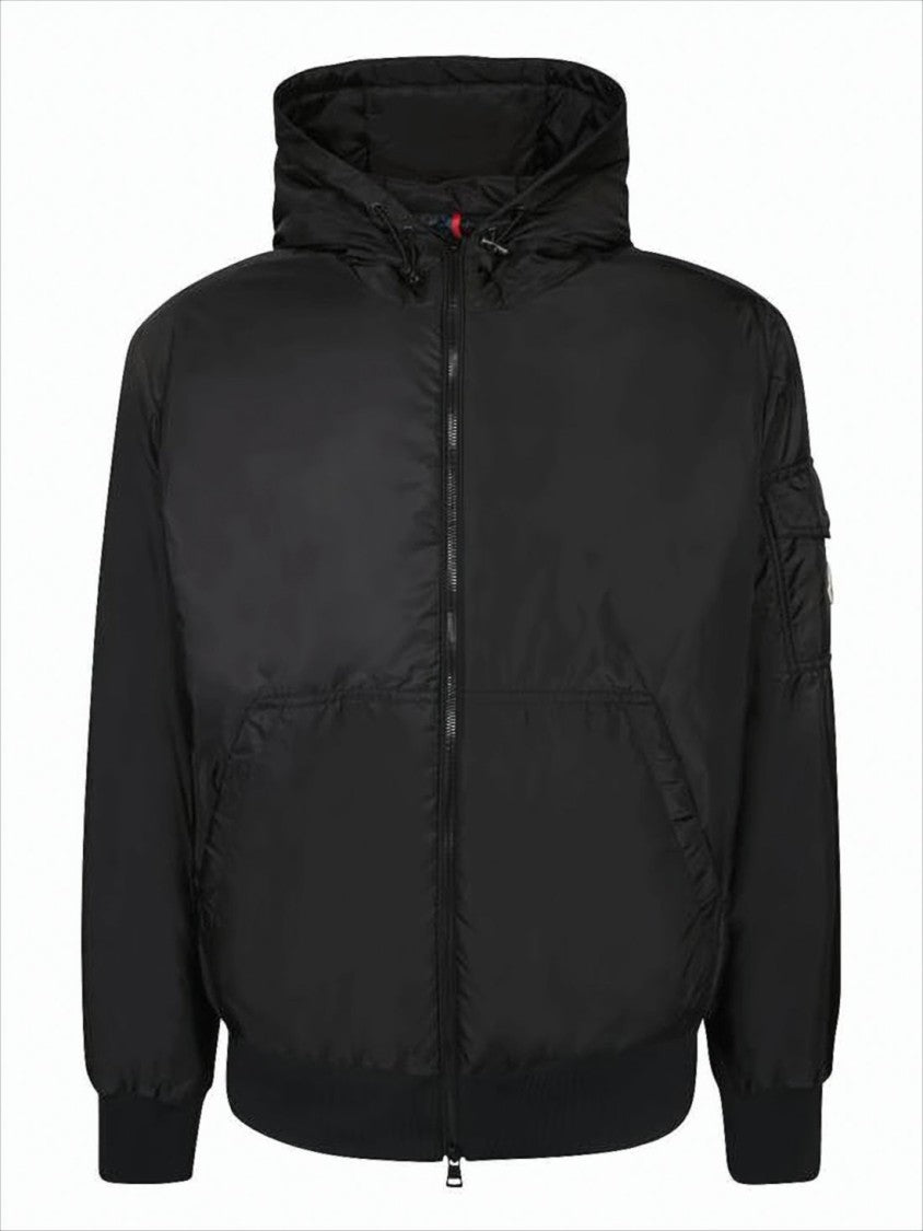 Moncler Smooth-Finish Hooded Short Padded Jacket
