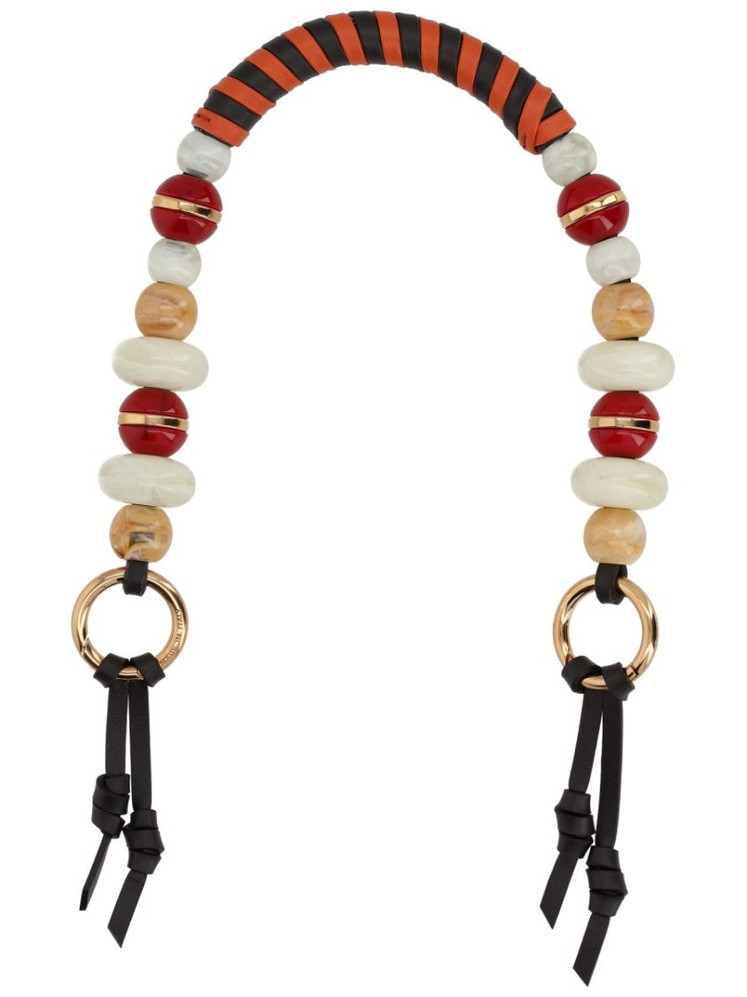 Etro Cream Bead Statement Bag Handle