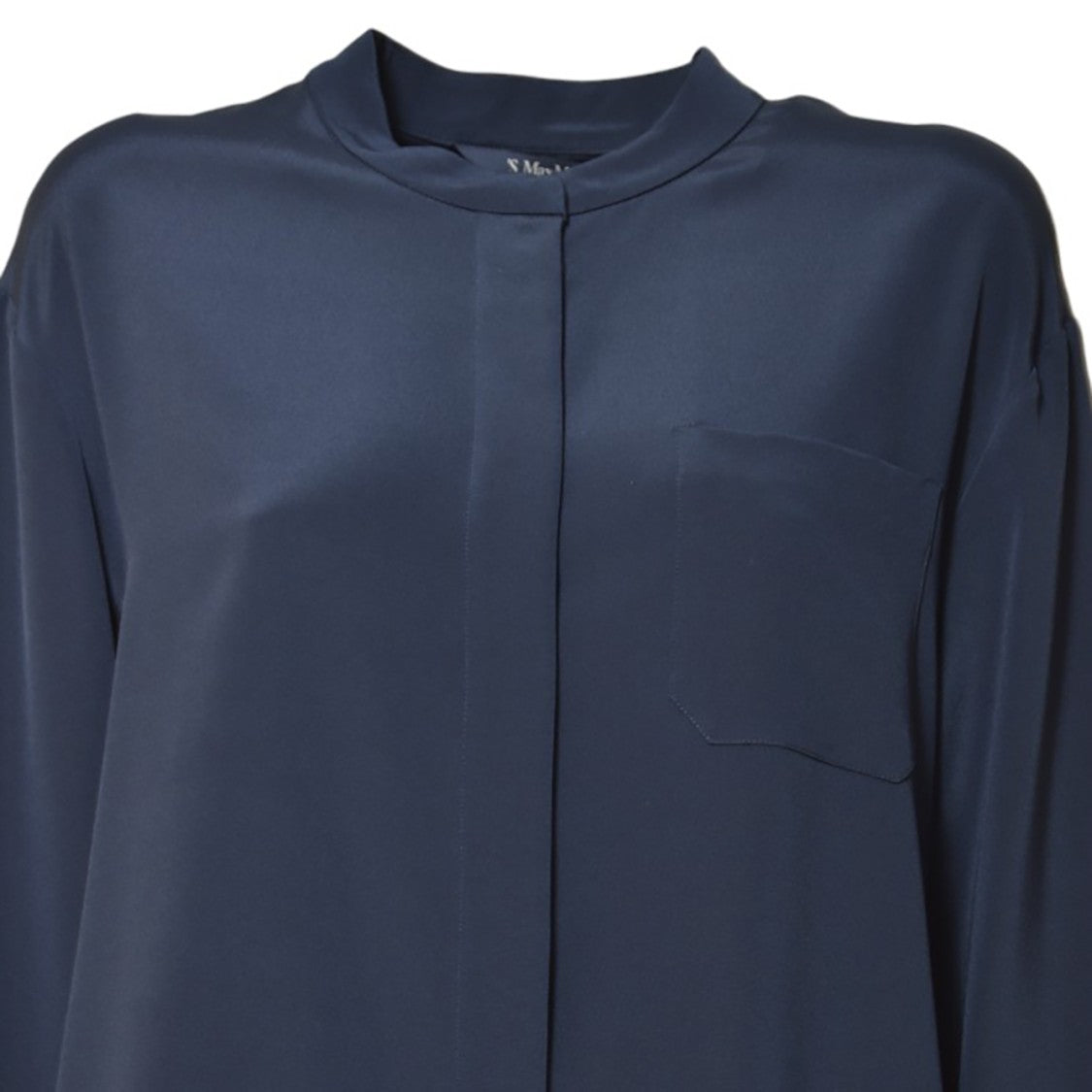 Max Mara Leticia Blue Silk Saharan Shirt '