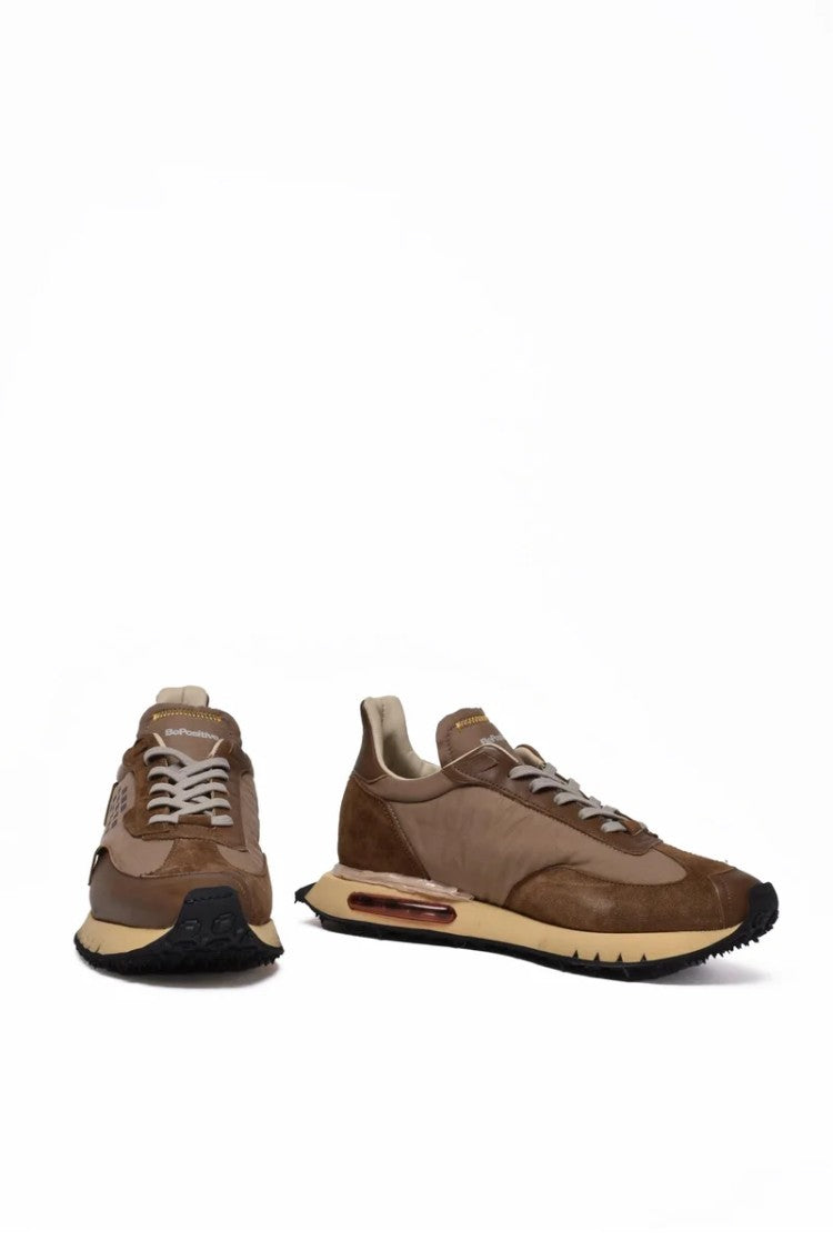 Be Positive Space Race Sneakers - Brown