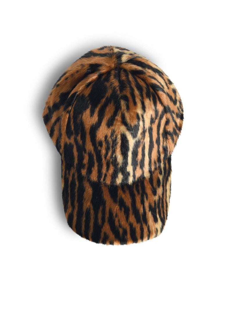 Stand Studio Cyrene Cap In Animalier Modacrylic