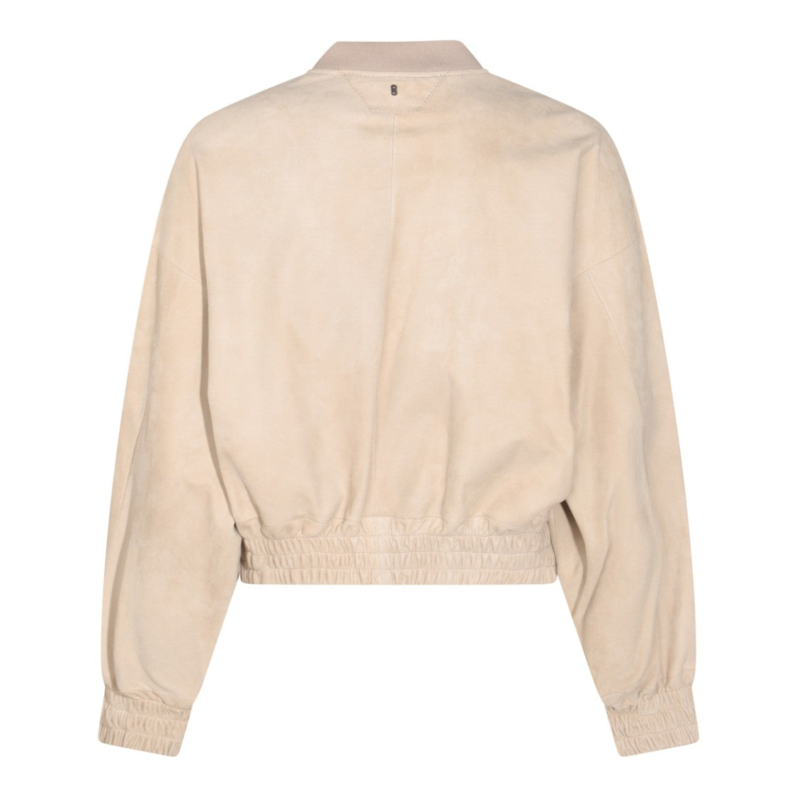 Salvatore Santoro Beige Leather Zip Fastening Jacket