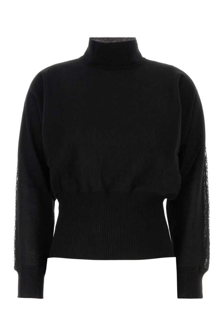 Mm Studio Black Wool Arda Sweater