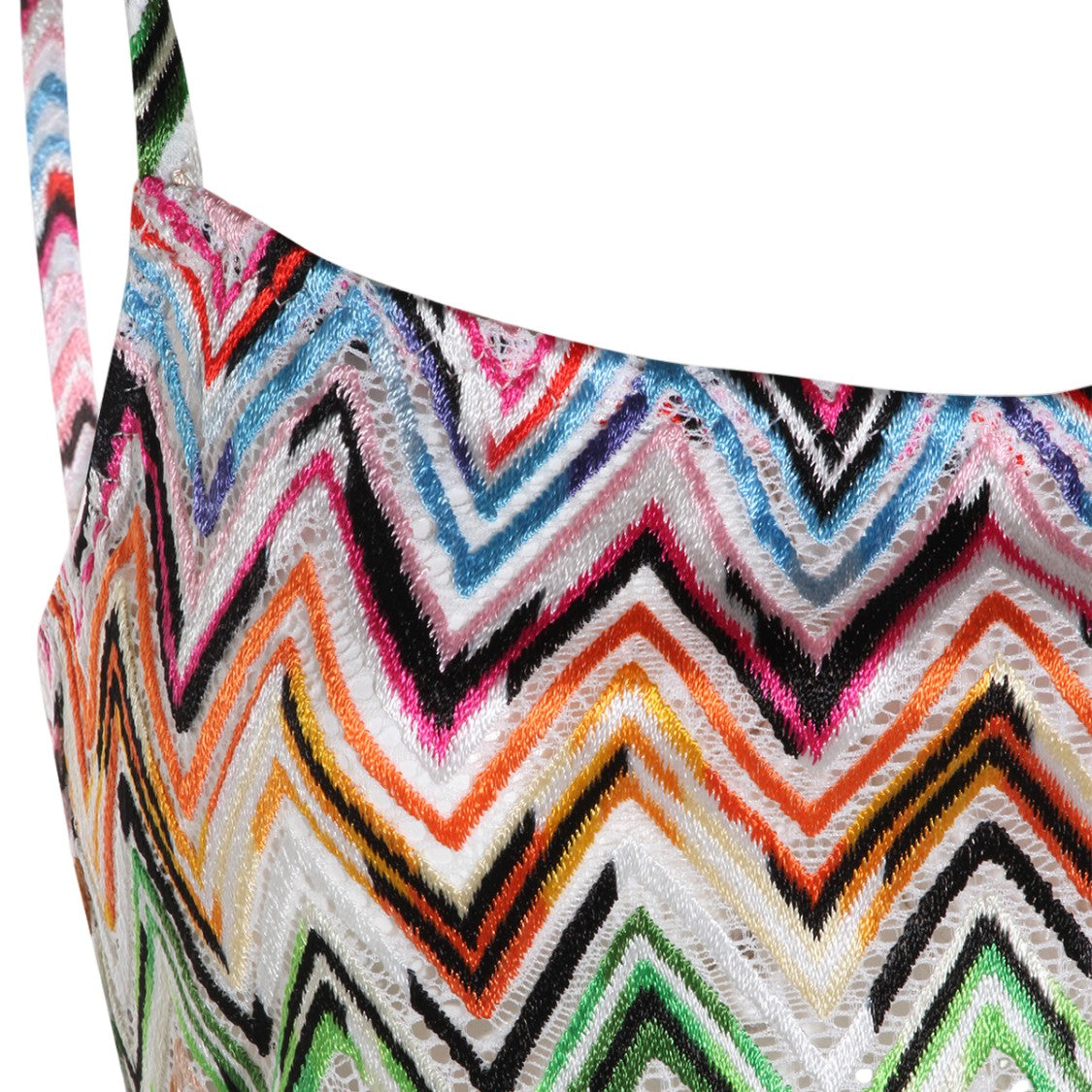 Missoni Zigzag Pattern Midi Dress