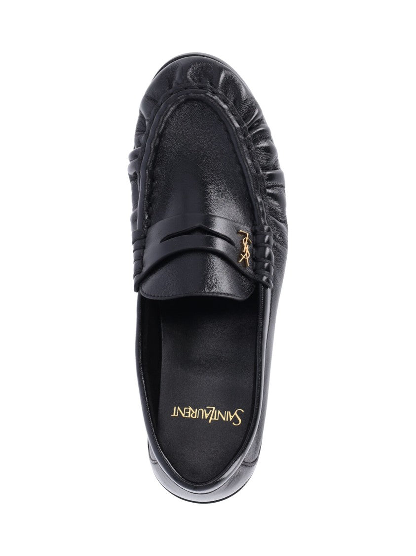 Saint Laurent Black Le Loafer Nappa Leather Loafers