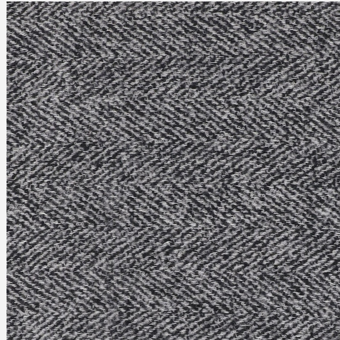 Faliero Sarti Rectangular Wool Blend Scarf With Fringed Edges And Herringbone Pattern