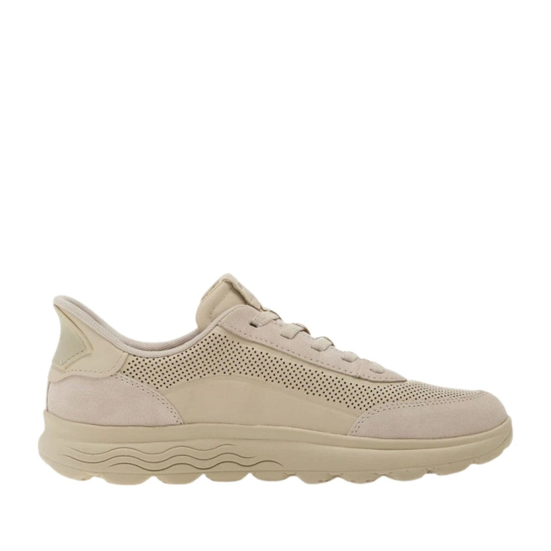 Geox Spherica Plus Beige Breathable Sneakers
