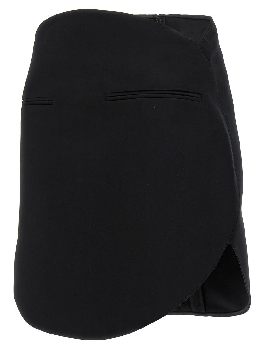 Courrèges Circle Satin' Skirt