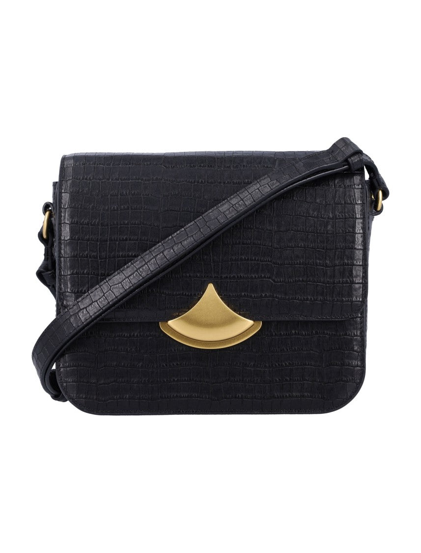 Sessun Sessùn Diviluz E Crocodile-Print Leather Box Bag