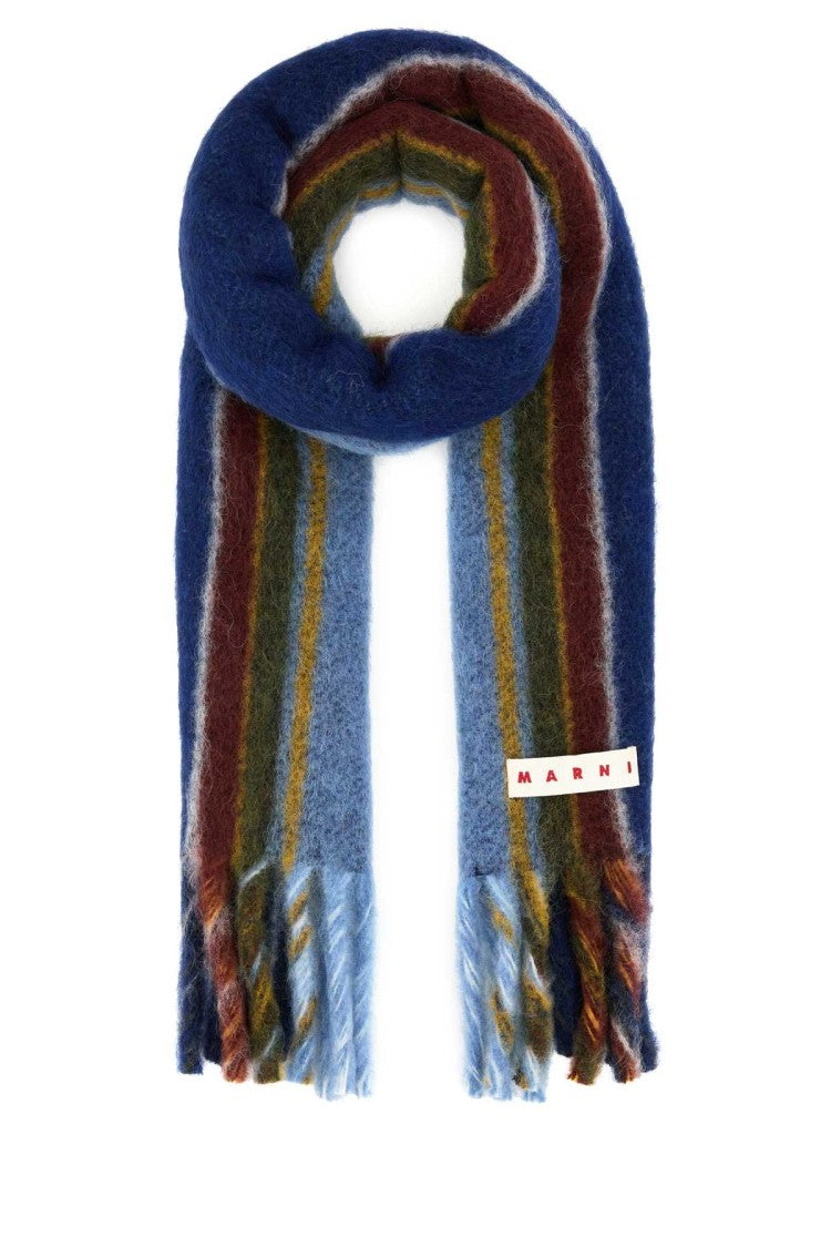 Marni Multicolor Mohair Blend Scarf