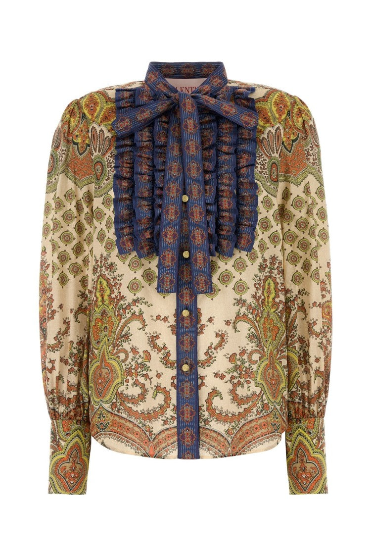 Valentino Garavani Printed Muslin Shirt