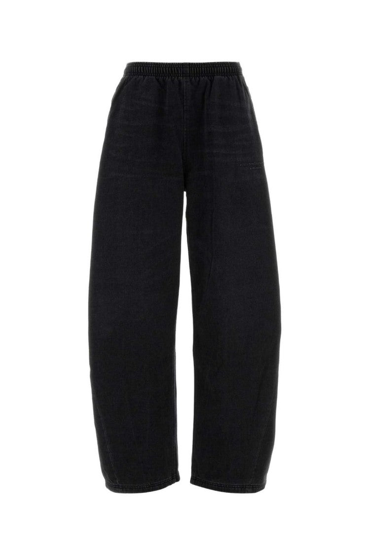 Alexander Wang Denim Sweatpant W/ Elasticated Drawstring Wais