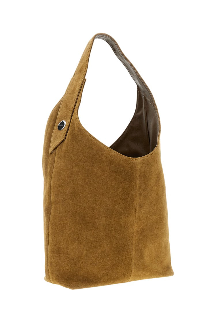 Maeden Soft Suede Monday Bag With Magnetic Closure And Single Handle