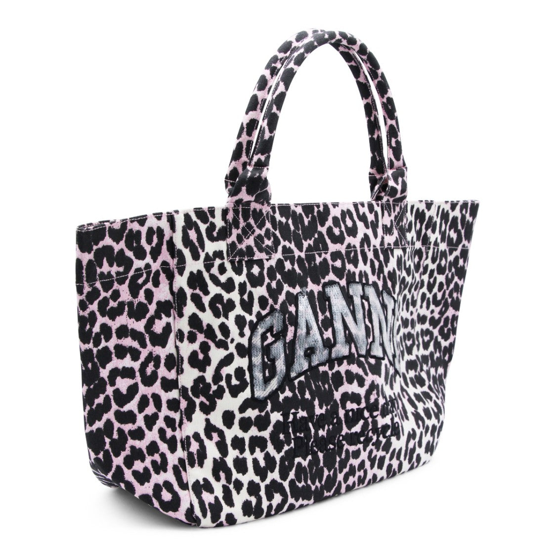 Ganni Structured Neutrals Bag With Contemporary Design