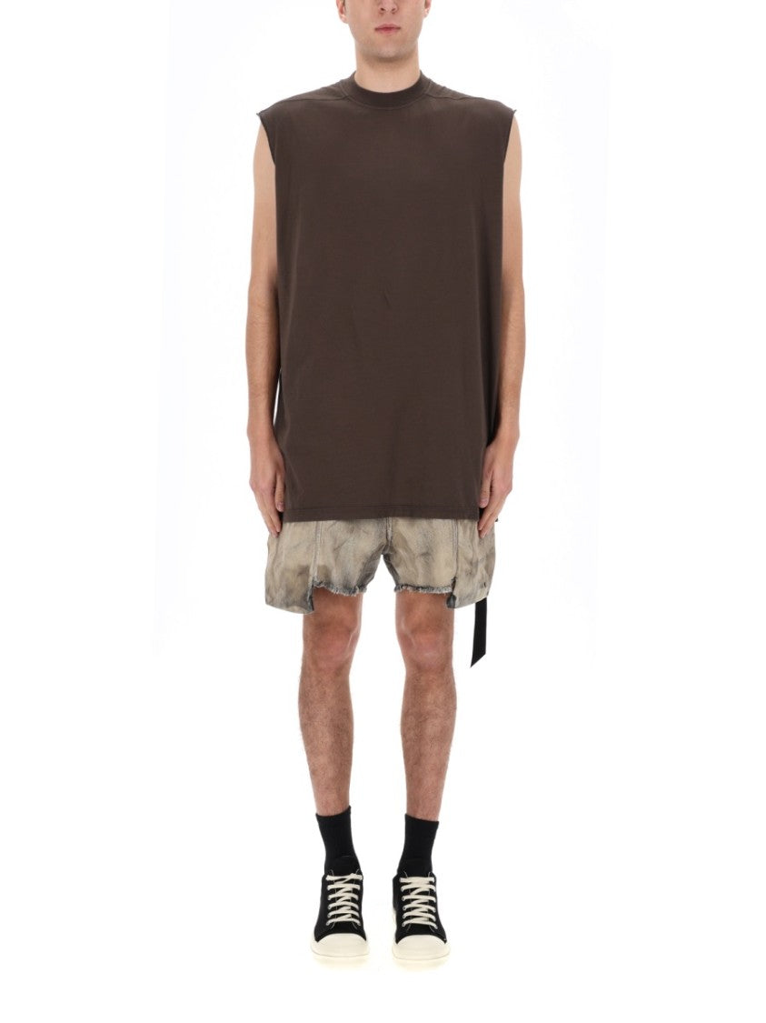 Drkshdw By Rick Owens Tarp-T Boxy High Crewneck T-Shirt