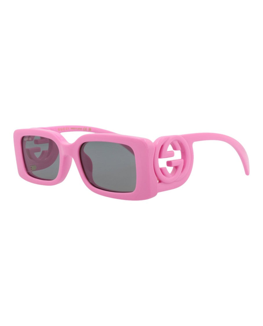 Gucci Square-Frame Injection Sunglasses