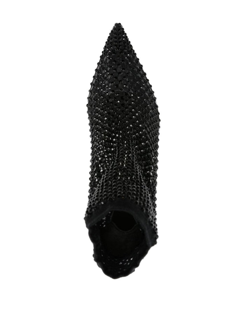 Le Silla Black Flat Shoes