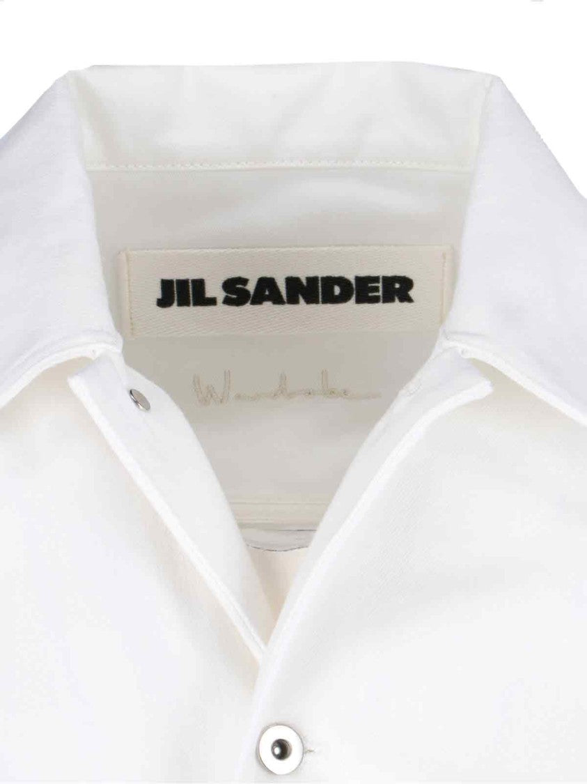 Jil Sander Denim Overshirt – White