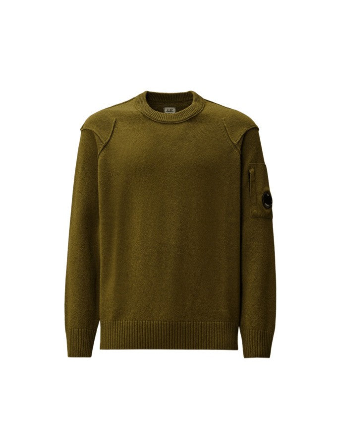 C.P. Company Cappero Crewneck Sweatshirt With Iconic Lens Detail
