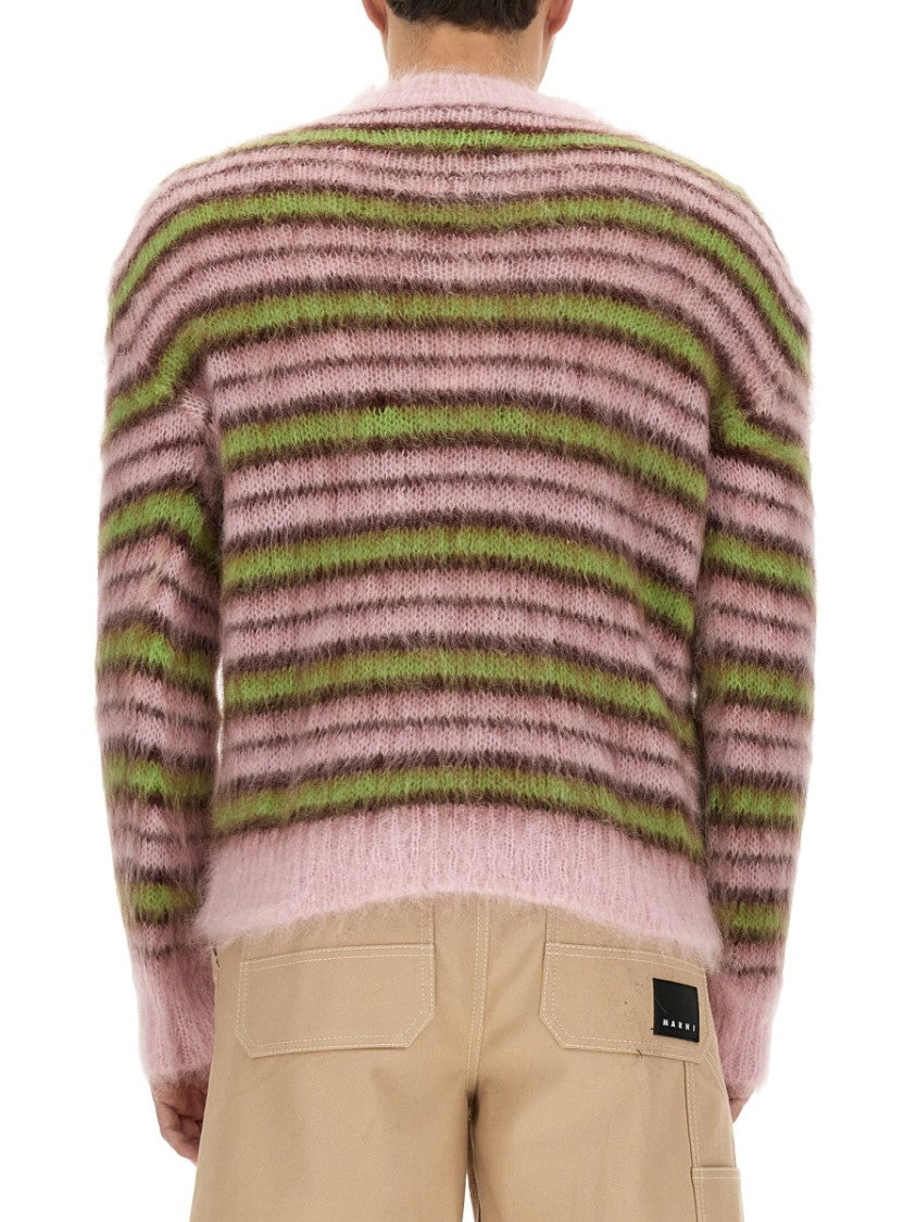 Marni Comfort Fit Striped Sweater