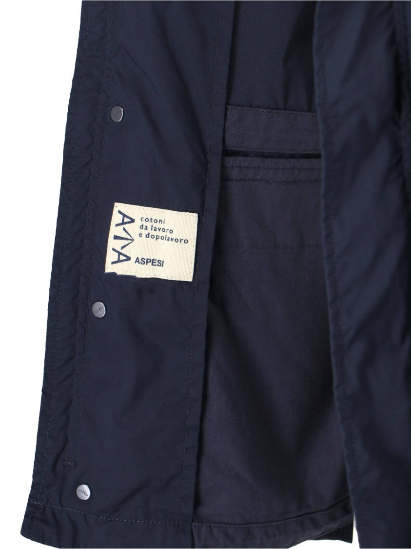 Aspesi Navy Minifield Jacket